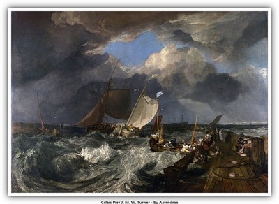 Calais Pier J. M. W. Turner