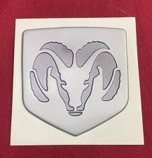 Nos Oem Mr733128 Dodge Avenger Ram Head Front Emblem Silver 1995 -199 Nos Oem Mr733128 Dodge Avenger Ram Head Front Emblem Silver 1995 -199