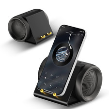 Wireless Induction Bluetooth Speaker with Phone Stand Dual Mode Portable Audio