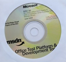 Microsoft Office 2000 Professional + SP2 - Big Box PC - Version Française - Occasion