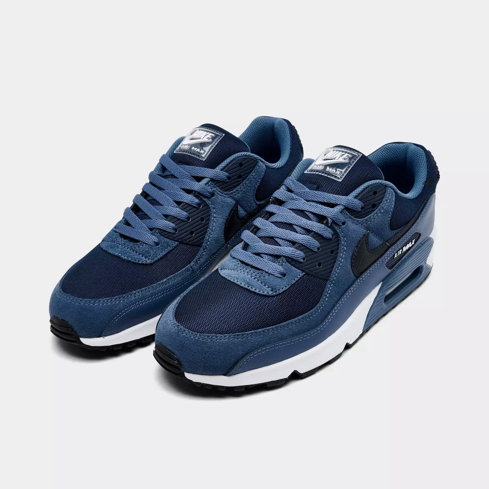 NEW Nike AIR MAX 90 Men's Casual Shoes BLUE OBSIDIAN WHITE BLK US Sizes 7-14 NIB thumbnail 2