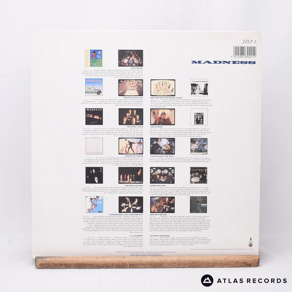 Madness Utter Madness LP Vinyl Record 1986 JZLP 2 Zarjazz - EX/EX - Image 3 of 4