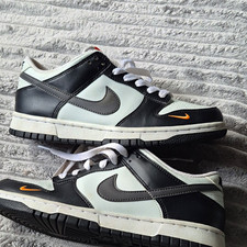Nike Dunk Low Unisex Kids Black/White/Orange Trainers UK 5.5 EU 38.5 FN7784-001