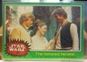 💢1977 Topps Star Wars Series 4 Green #252 Honored Heroes/Luk