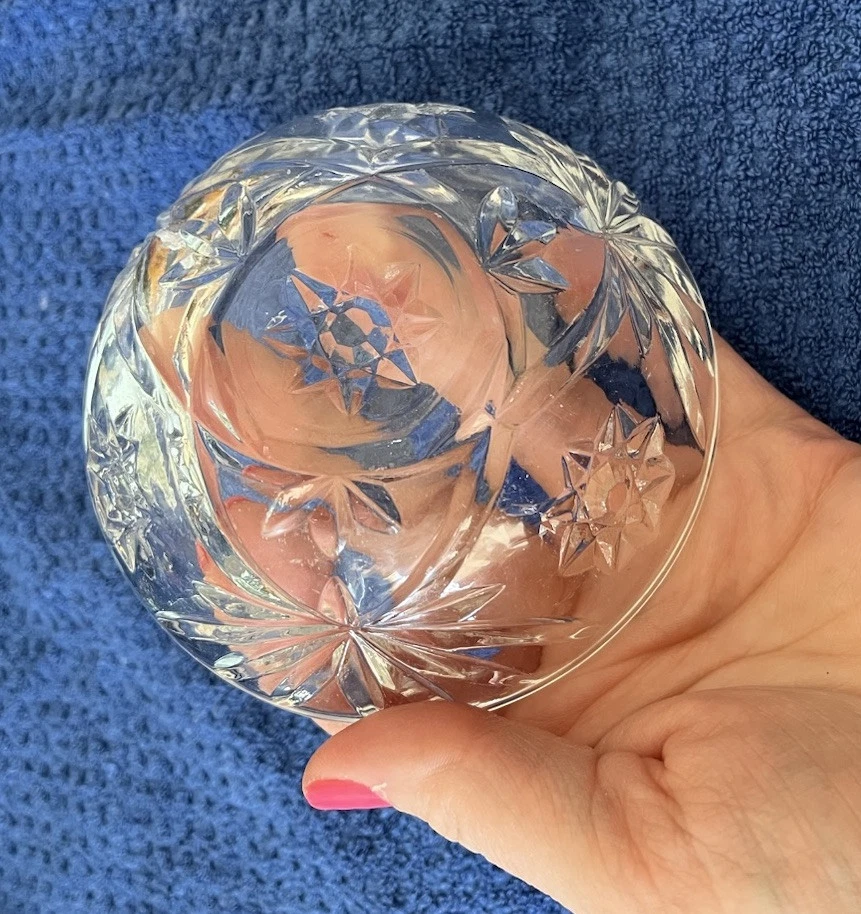 Tazón de postre vintage EAPC 4" borde liso ancla en cuclillas precortado americano temprano Foto 2 de 4