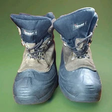 Sz. 12 Leather Rubber Mens 3M Thinsulate Winter Boots  Blizzard Falls CLEAN Warm