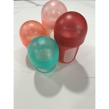 Boon Nursh Silicone Baby Bottles 4 Pack Multicolor 8oz Anti Colic