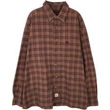 Used 90'S-00'S Timberland long-sleeved cotton check shirt men's size XL equi...