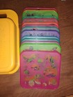 Vintage Tupperware Stencil Case Art Tote with 19 stencil plates — photo 2