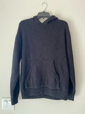 Alo Yoga Textured Knit Hoodie sweater black SZ M
