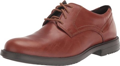 Rockport Men's Berenger Plain Toe Oxford Tan 7.5W