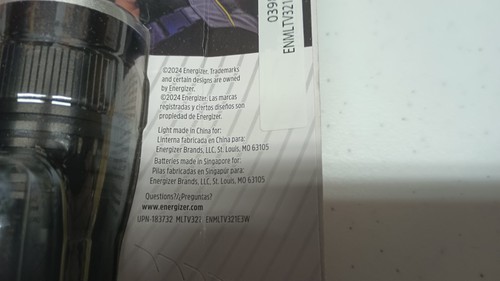 Paquete de 3 linternas tácticas de metal Energizer - 375 lúmenes - Imagen 4 de 5