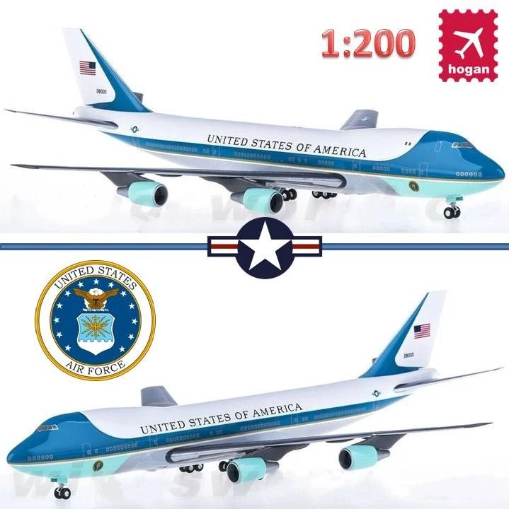 Hogan Boeing 747 Diecast Aircraft & Spacecraft 1:200 Scale for