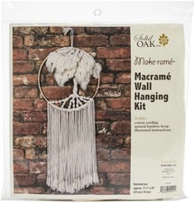 Solid Oak Macrame Wall Hanging Kit-Palm Tree