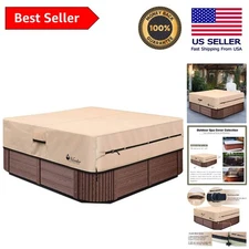 Heavy Duty 600D Polyester Hot Tub Cover 86” | All-Weather Protection & Security