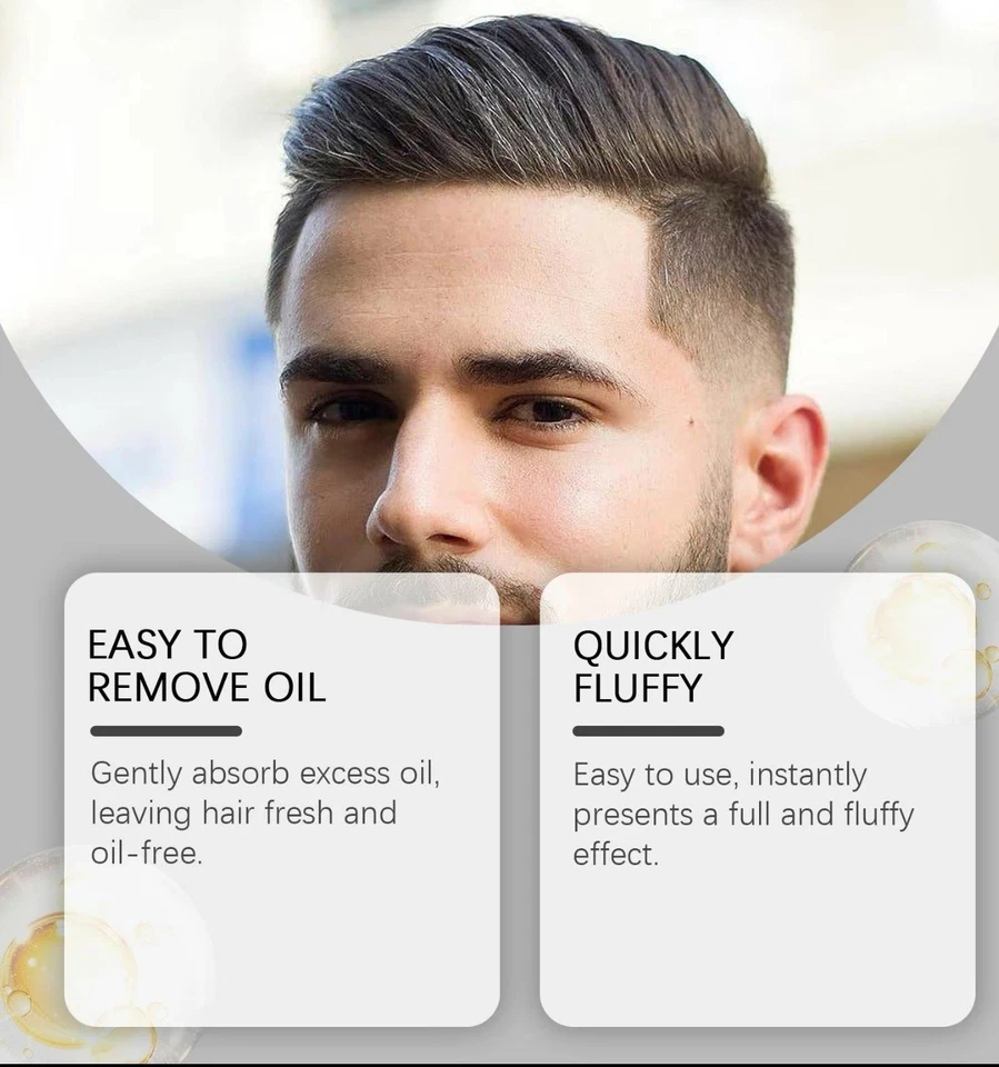 Polvo para cabello con textura para hombre - fácil aplicación, agrega volumen y agarre instantáneamente para un aspecto elegante Foto 4 de 4