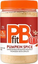 (Free Duty Tax) PBfit 15 Ounce Pumpkin Spice Peanut Butter Powder, Powdered
