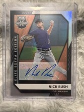 2021 Panini Elite Extra Edition - Nick Bush #166 Signatures (AU, RC)