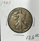 1921 Walking Liberty Silver Half Dollar