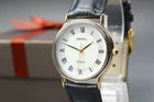 Vintage 1998 SEIKO DOLCE 5E61-0A20 Gold Two Tone Men's QZ Watch From JAPAN