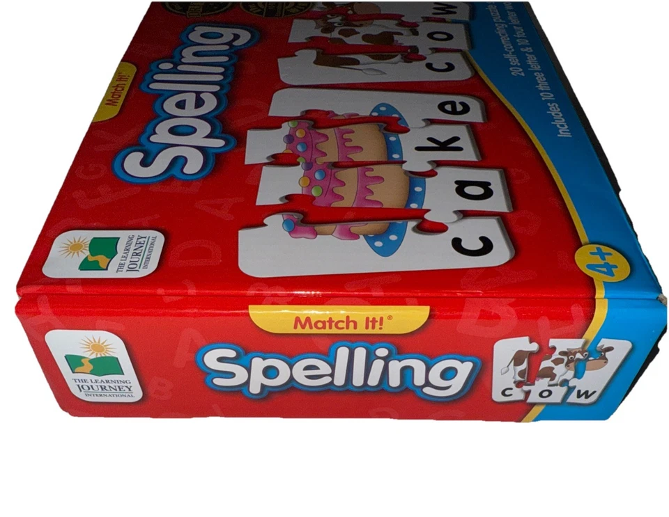 SPELLING PUZZLE Dr. Toys MATCH IT - 20 Self correcting puzzle sets NEW - Image 4 of 4
