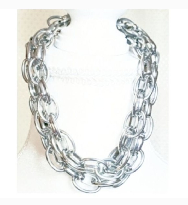 LOFT Chunky Double Link Chain Interlocking Links … - image 1