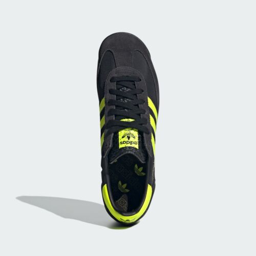 New Adidas SL 72 RS Suede Shoes - Core Black/ Solar Yellow (IG4647) - Picture 2 of 8