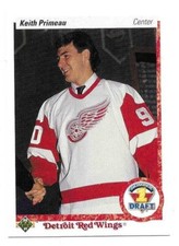 KEITH PRIMEAU 1990-91 UPPER DECK ROOKIE CARD NEAR MINT+ CONDITION