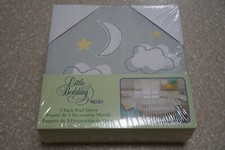 Little Bedding Nojo Twinkle Twinkle 3 pack Wall Art NWT