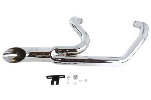 Sistema de escape Harley 2 en 1 '85-'05 FL cromo agresivo V-Twin 29-2007 CE - Imagen 11 de 14