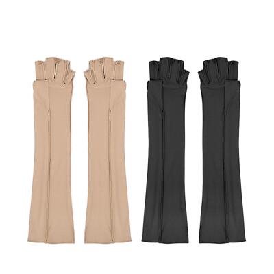 Lange Kompressionshandschuhe für Damen und Herren, Rennradhandschuhe,