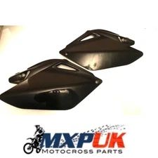 CRF250 SIDE PANELS BLACK 2004 to 2009 MXPUK CYCRA CRF 250 NUMBER BOARDS   (P915)