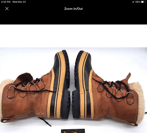 Sorel Joan of Arctic Stivali da Donna, Taglia 7 - Marrone Uomo Taglia 5 - Foto 5 di 7