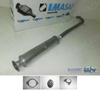 Imasaf Auspuff Mitteltopf+ZubehöR für Volvo V70 2 Turbo T/T5/D/D5/TDI 2000-2007