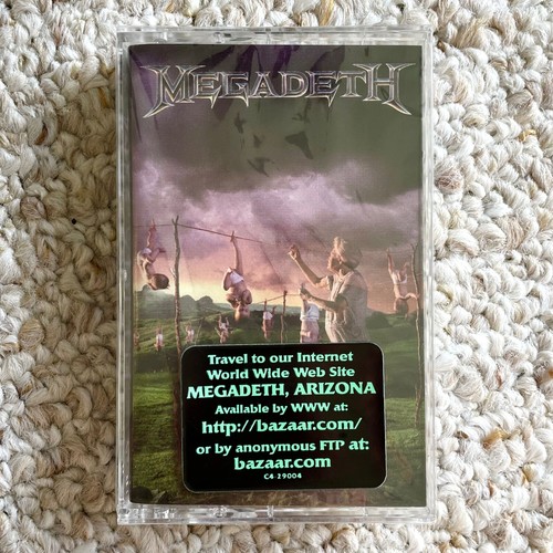 Megadeth "Youthanasia" 1994 Cassette 1st Original Press SEALED ! Super Rare : ) - Picture 2 of 8