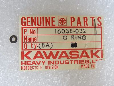 f Kawasaki NOS NEW 16038-022 O Ring KX KZ KDX KLF KLT KLX ZN ZX | eBay
