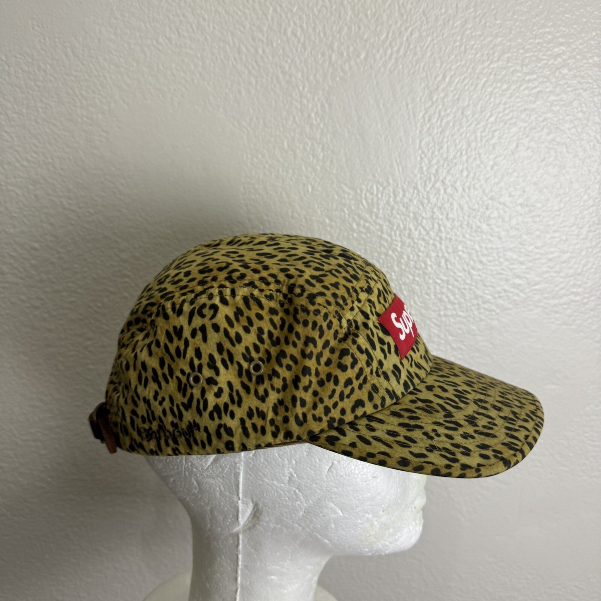 Supreme Barbour Waxed Cotton Camp Cap Leopard | eBay