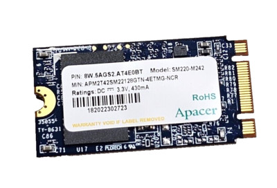 New Apacer SM220-M242 42mm M.2 NVME SSD, 6Gb/s, ECC, Industrial, MLC NAND