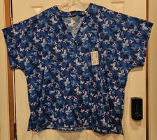 Breast Cancer Awareness Scrub Top 3X Large Butterick B4946 Homemade NEW 