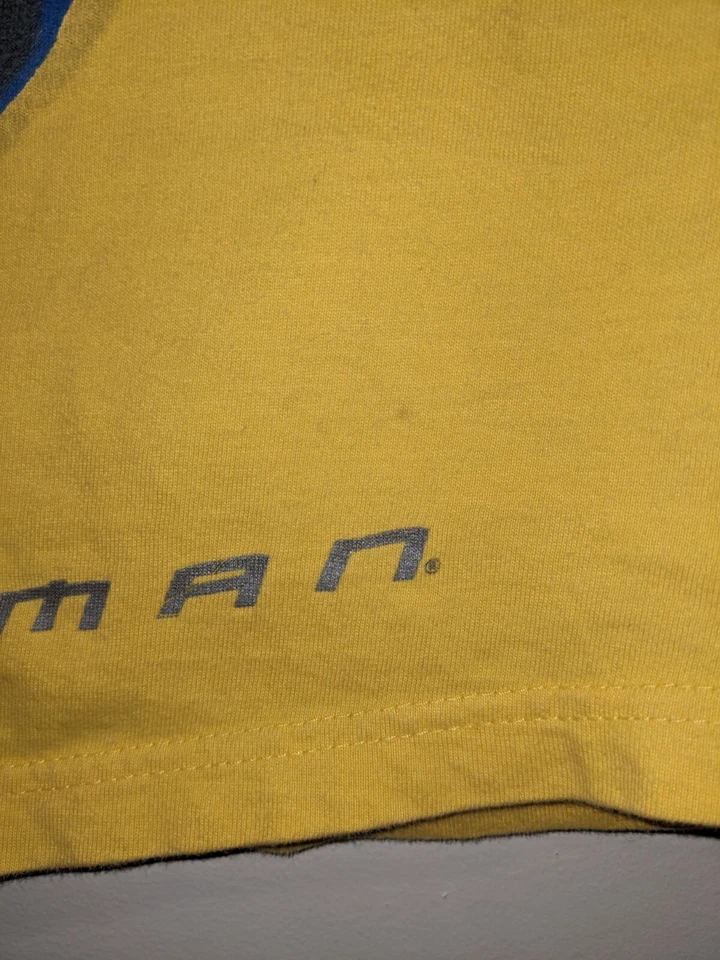 Camiseta amarilla grande vintage 2002 Spider-Man Marvel cómic película promoción juvenil Foto 4 de 4