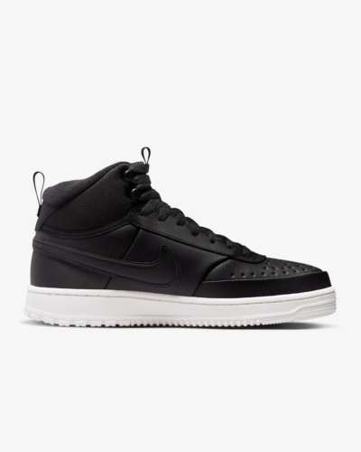 Nike Court Vision Mid Mens Winterized Shoes DR7882-002 Black White 11 NIB - Picture 4 of 8