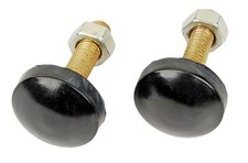 Mustang Hood Adjuster Radiator Support Bumper Pair 1965 66 67 68 69 70 71 72 73