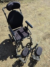 Quickie IRIS Tilt-in-Space Manual Wheelchair 250 lbs - 17" X 19"