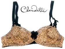 Love Claudette Dessous Women's Underwear Sexy Intimate Lingerie Bra New Leopard