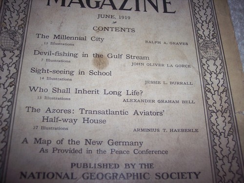NATIONAL GEOGRAPHIC MAGAZINE--JUNE 1919 #40 - Bild 4 von 4