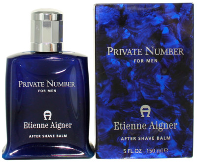 Private Number by Etienne Aigner For Men After Shave Balm 5oz New In Box