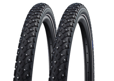 2x Schwalbe Marathon Winter Plus 47-507 Drahtreifen SmartGuard 24x1.75 Mantel