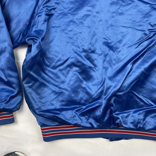 VTG 80s 90s NFL New York Giants Satin Jacket Adult Medium Embroidered - READ DES - Picture 22 of 24
