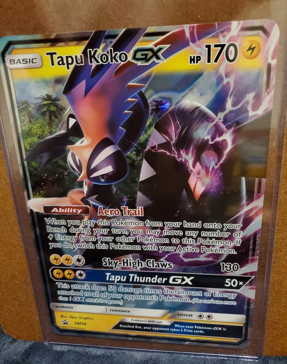 Tapu Koko GX - Jumbo - JUMBO Cards XXL Pokémon card SM050