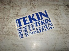 Vintage RC Tekin Decal Sticker Sheet Dark Blue 1 New